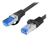 Изображение !Patchcord kat.6a S/FTP CCA 2.0m Czarny 