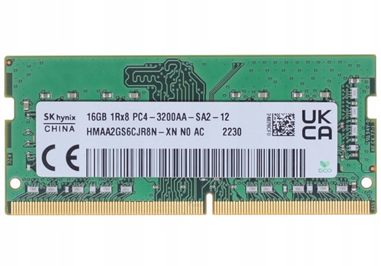 Picture of 16GB DDR4 SoDIMM memory