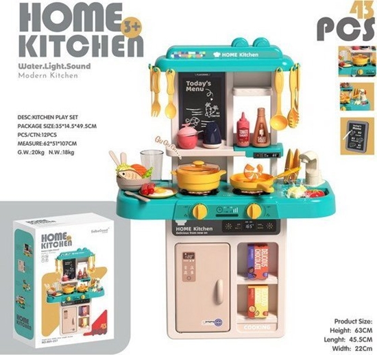 Изображение 1PUNKT Kuchnia Aneks Kuchenny z Funkcj wiate 43el. Niebieska