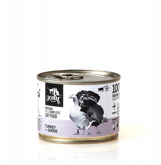 Picture of 3coty Karma 3coty Turkey + Goose Complete Cat Wet Food 180T24TG (0,18 kg )