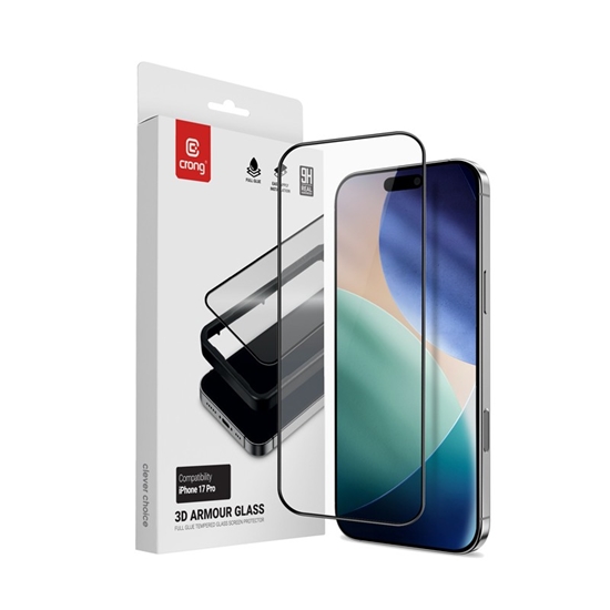 Picture of 3D Armour Glass - Szkło hartowane iPhone 17 Pro + ramka instalacyjna