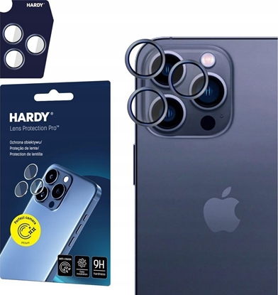 Attēls no 3MK 3mk HARDY Lens Protection Pro Glass for Apple iPhone 15 Pro - Blue