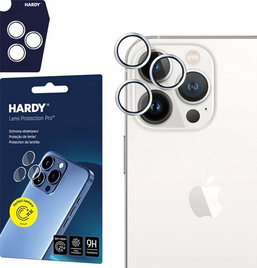 Picture of 3MK 3mk HARDY Lens Protection Pro Glass for Apple iPhone 15 Pro Max - White