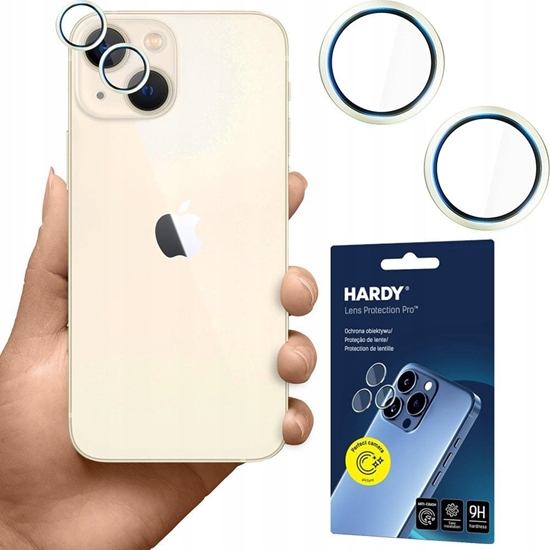 Picture of 3MK 3mk HARDY Lens Protection Pro Glass for Apple iPhone 15 / 15 Plus - Yellow