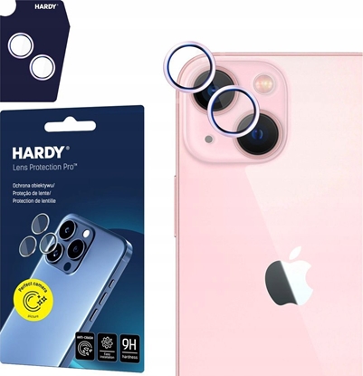 Attēls no 3MK 3mk HARDY Lens Protection Pro Glass for Apple iPhone 15 / 15 Plus - Pink