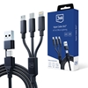 Picture of 3MK 3mk Hyper Cable 3in1 USB-A - USB-C / USB-C - micro USB - Lightning 1.5m - white