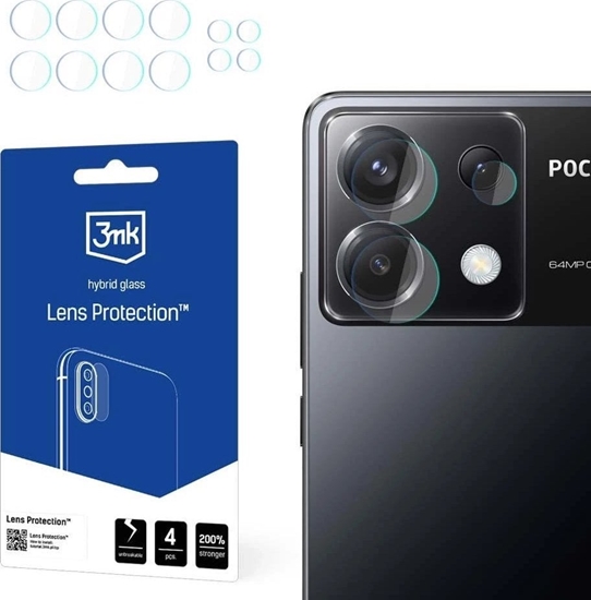 Picture of 3MK 3MK Lens Protect Poco X6 5G Ochrona na obiektyw aparatu 4szt