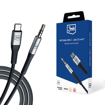 Picture of 3MK Accessories - 3mk AUX Cable USB-C - Jack 3.5 mm