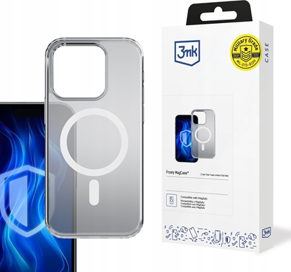 Attēls no 3MK Etui Frosty MagCase White do Apple iPhone 14 Pro