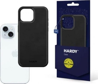 Изображение 3MK 3mk Hardy Apple Silky Leather MagCase for Apple iPhone 15 - Black