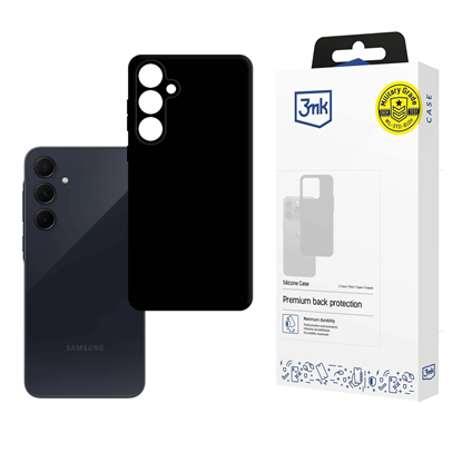 Attēls no 3mk Silicone Case for Samsung Galaxy A35 5G - Blac