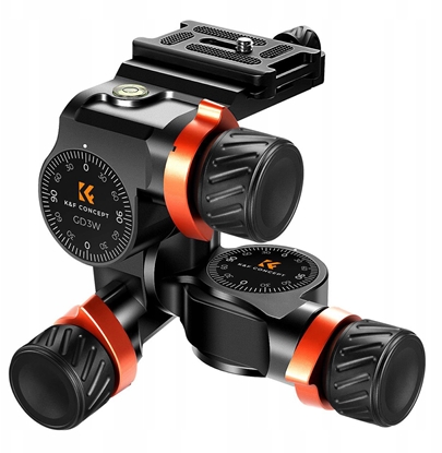 Изображение 3-osiowa Gowica Przekadniowa Cnc Udwig 6 Kg 1/4"" 3/8"" Arcaswiss K&f / Kf31.047