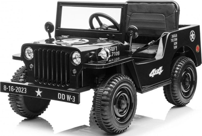 Picture of 3Z Auto na akumulator Retro Wojskowy Czarny