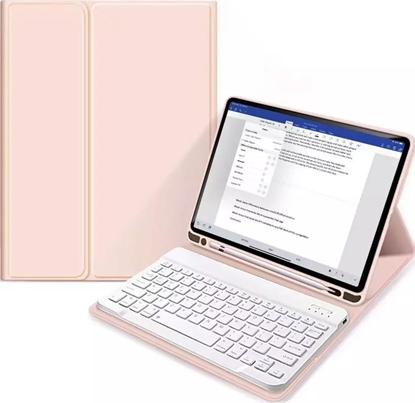 Attēls no 4kom.pl Etui na tablet SC Pen + Keyboard do Apple iPad 10.9 2022 PINK