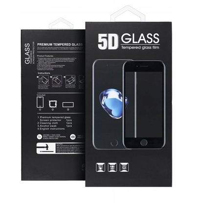 Attēls no 5D Full Glue Tempered Glass - do Samsung Galaxy S25 Ultra czarny