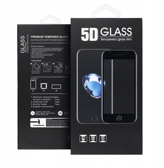 Picture of 5D Full Glue Tempered Glass - do Samsung Galaxy S25 Ultra czarny