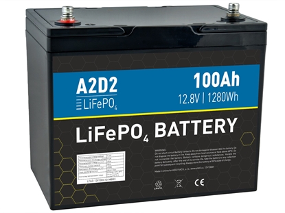 Attēls no A2D2 baterie LiFePO4 12,8V 100Ah M8 (Gotion cells)