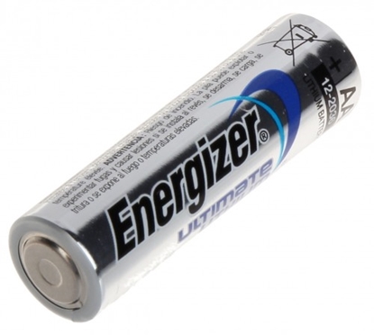 Attēls no AA /R6 baterijas 1.5V Energizer Ultimate Lithium litija L91 iepakojumā 1 gb.