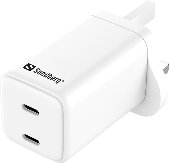 Picture of AC Charger Dual USB-C PD65W UK
