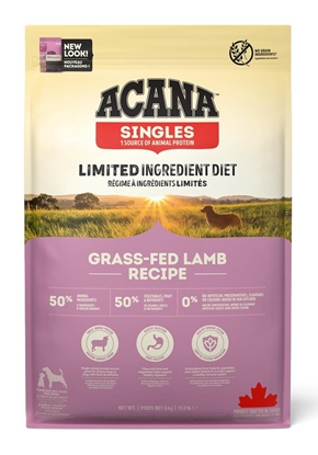 Attēls no ACANA Singles Grass-Fed Lamb - dry dog food - 6kg