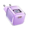 Picture of Acefast Acefast A53 PD 30W GaN USB-C charger with display - purple