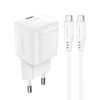 Picture of Acefast Acefast A73 Mini PD 20W GaN wall charger + USB-C cable - white