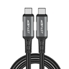 Picture of Acefast Acefast C1-09 USB-C / USB-C USB4 PD3.1 cable 5A 1m - gray-black
