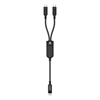 Picture of Acefast Acefast C5 USB-C - USB-C / USB-C 2in1 100W 480Mb/s cable - black