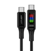 Изображение Acefast Acefast C7-03 USB-C USB-C 100W 1.2m cable with display - black