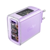 Picture of Acefast Acefast charger GaN 65W 3 ports (1xUSB, 2xUSB C) purple (A45)