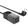 Picture of Acefast Acefast Z2 GaN 75W PD desktop charger 3x USB-C 2x USB-A - black and gray