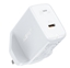 Изображение Acefast GaN wall charger (UK plug) USB Type C 30W, Power Delivery, PPS, Q3 3.0, AFC, FCP White