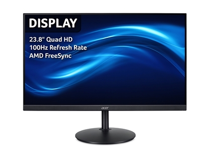 Изображение Acer CB2 Series ZeroFrame CB242YEBMIPRX 23.8", LCD IPS,1920x1080/16:9/1ms/250/1m:1/1xHDMI/1xVGA/1xDP/Audio In/Out/Black