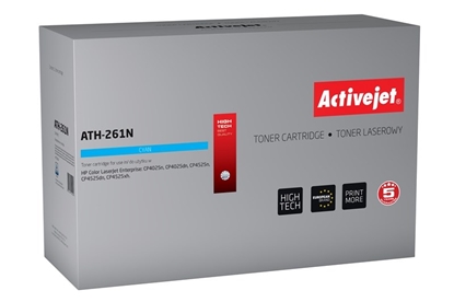 Picture of Activejet ATH-261N toner (replacement for HP CE261A; Supreme; 11000 pages; cyan)