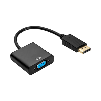 Picture of Adapter AV Akyga DisplayPort - D-Sub (VGA) czarny (AK-AD-36)