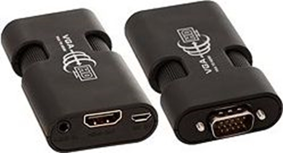 Picture of Adapter AV PremiumCord HDMI - D-Sub (VGA) + Jack 3.5mm czarny (KHCON-23)