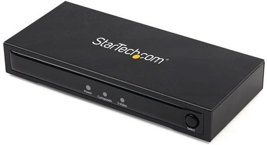 Picture of Adapter AV StarTech STARTECH.COM S-Video lub Composite do HDMI konwerter z audio - 720p - NTSC & PAL - Analog do HDMI upscaler - Mac & Windows