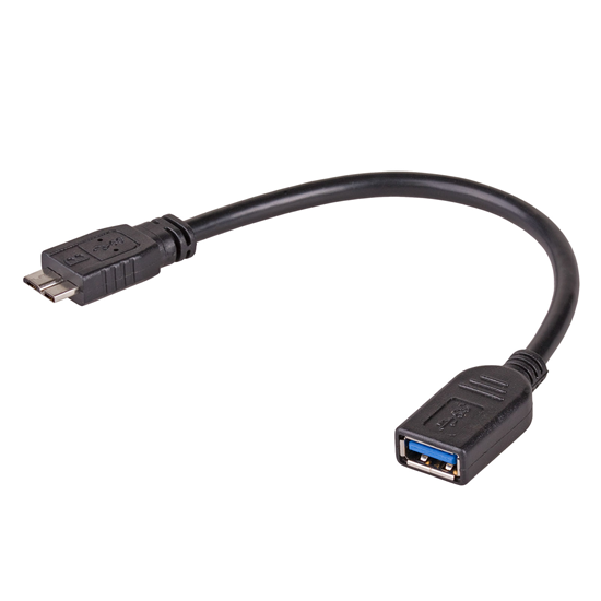 Изображение Adapter USB Akyga microUSB 3.0 - USB Czarny  (AK-AD-30)