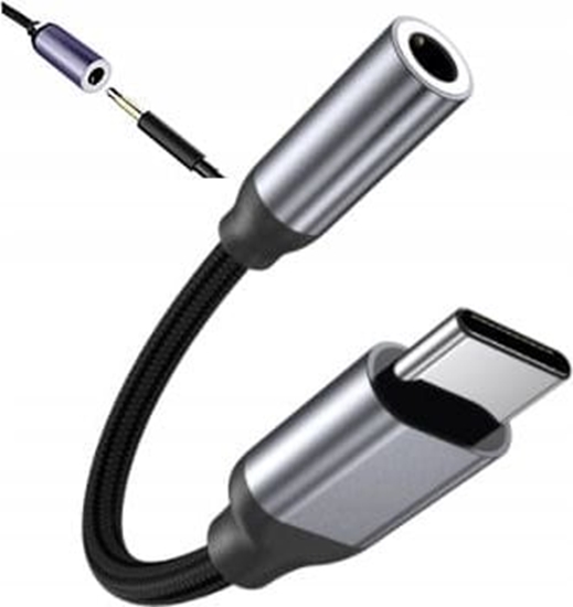 Изображение Adapter USB USB-C - Jack 3.5mm Srebrny  (1027511554)
