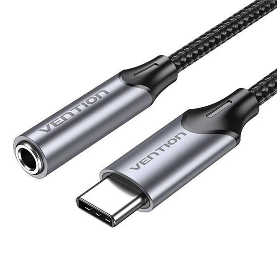 Изображение ADAPTER USB-C TO AUDIO 3.5MM/0.1M BGMHA VENTION