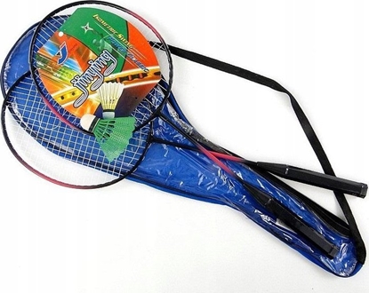 Изображение Adar Zestaw do badmintona, metal, pokrowiec 438903 ADAR