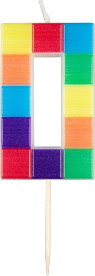 Изображение Adikbal wieczka cyferka klocki nr 0, 7 cm one size