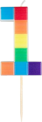 Изображение Adikbal wieczka cyferka klocki nr 1, 7 cm one size