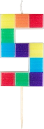 Изображение Adikbal wieczka cyferka klocki nr 5, 7 cm one size