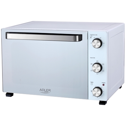 Изображение Adler Electric oven | AD 6027 | 48 L | 1800 W | White