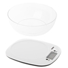 Picture of Adler Kitchen Scale with a bowl | MS 3179w | Graduation 1 g | Display type LCD | White