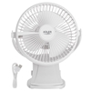 Picture of Adler Rechargeable Clip-on Desk Fan | AD 7342 | Table Fan | White | Diameter 15.5 cm | Number of speeds 3 | Oscillation | 5 W