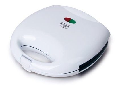 Picture of Adler | Sandwich maker | AD 301 | 750  W | Number of plates 1 | Number of pastry 2 | White