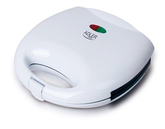 Изображение Adler | Sandwich maker | AD 301 | 750  W | Number of plates 1 | Number of pastry 2 | White