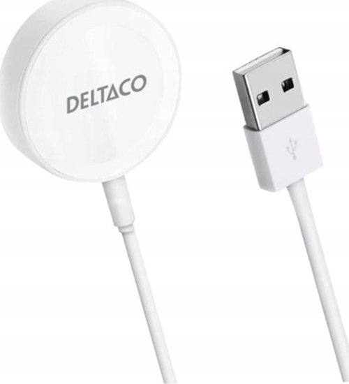 Изображение adowarka Deltaco Apple Watch laikrodio pakrovjas DELTACO, USB-A, 1 m fiksuotas laidas / 1902103